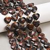 Natural Glaucophane Beads Strands G-P592-B03-01-1
