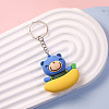 Bear PVC Bag Keychain PW-WGC0224-03-1