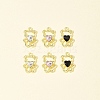 10Pcs Alloy with Rhinestone Pendants ALRI-FS0001-07-9