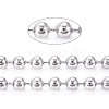 304 Stainless Steel Ball Chains CHS-F009-01G-P-1