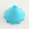 Opaque Acrylic Flower Bead Caps SACR-Q099-M81-2