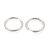 304 Stainless Steel Hoop Earrings EJEW-T048-24E-P-2