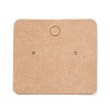 Blank Kraft Paper Earring Display Cards LS-CDIS-G005-05-1