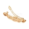 Alloy Hair Barrettes OHAR-H010-01E-KCG-3