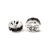 Brass Grade A Rhinestone Spacer Beads RB-A014-Z8mm-18S-3