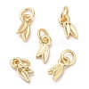 Eco-Friendly Rack Plating Brass Charms KK-A186-07LG-2