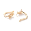 Rack Plating Brass Earring Findings KK-S405-05G-2