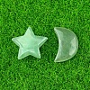 Natural Green Aventurine Healing Moon & Star Ornaments X1-PW-WG13036-04-1