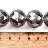 Transparent Electroplate Glass Beads Strands EGLA-N002-34H-F02-2