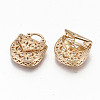 Brass Micro Pave Cubic Zirconia Pendants KK-S359-038-RS-3