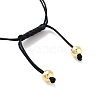 Handmade Lampwork Heart Bracelets BJEW-Q338-01C-3