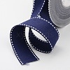 Grosgrain Polyester Ribbons for Gift Packings SRIB-I001-016-371W-1