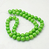 Natural Mashan Jade Round Beads Strands G-D263-12mm-XS17-2