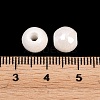 Glazed Porcelain Round Beads PORC-S489-8mm-01-4
