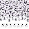 500Pcs Acrylic Horizontal Hole Letter Beads OACR-YS0001-03O-1