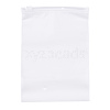 Frosted PE Jewelry Zip Lock Storage Bags ABAG-T010-01A-4