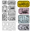 Globleland 1 Sheet Custom PVC Plastic Clear Stamps DIY-GL0004-73-1