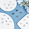 Unicraftale 40Pcs 304 Stainless Steel Leverback Earring Findings KK-UN0043-44-2