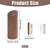 8Sets Column Wood Wall Hooks AJEW-GL0003-35A-2