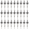 100Pcs Tibetan Style Alloy Pendants TIBEP-SC0003-53AS-1