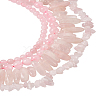 Kissitty 4 Strands 4 Style Natural Rose Quartz Stone Bead Strands G-KS0001-11-15