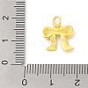 925 Sterling Silver Bowknot Charms with Jump Rings & 925 Stamp STER-P059-02B-G-3