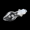 Clear Glass Wishing Bottle Pendants GLAA-A010-01C-2