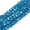 Electroplate Glass Beads Strands EGLA-A044-T3mm-L27-1