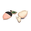 Thanksgiving Day Theme Alloy Enamel Pendants ENAM-T020-52J-01-2