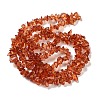 Spray Painted Transparent Glass Beads Strands GLAA-P060-01B-03-2