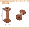 Wood Thread Bobbins TOOL-WH0053-54A-02-2