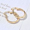 Brass Hoop Earrings for Women KK-CBA4112-03G-2