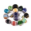 Handmade Millefiori Glass Barrel Beads LA-N002-24-1