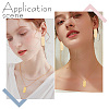 24Pcs 2 Style Brass Pendants KK-BC0011-75-7