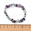 Chips Natural & Synthetic Gemstone Beaded Stretch Bracelets BJEW-JB01826-6