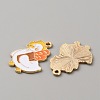 Alloy Enamel Pendants ENAM-CJC0015-15A-2