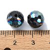 Half Plated Glass Beads EGLA-P059-02B-HP01-3