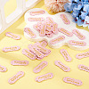 40Pcs PU Leather Craft Label Tags DIY-TADJ0001-22F-4