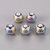 Electroplate Glass Beads EGLA-Q123-008A-3