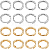 2 Colors 304 Stainless Steel Split Rings STAS-SC0009-25D-1