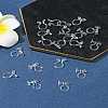 20Pcs 2 Styles Plastic Clip-on Earring Converters Findings KY-FS0001-27-8