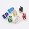 Handmade Lampwork Perfume Bottle Pendants LAMP-P044-B-1