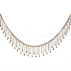 1 Yard Brass Rhinestone Cup Chains FIND-SZ0002-20-1