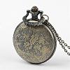 Alloy Quartz Pocket Watches WACH-D068-07-3