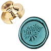 Wax Seal Brass Stamp Head AJEW-WH0205-006-1