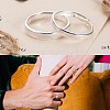 Anti-Tarnish 925 Sterling Silver Couple Rings JR944A-5