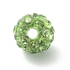 Rhinestone Pave Disco Ball Beads RB-TAC0002-02B-07-2