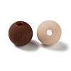 Rubberized Style Imitated Silicone Acrylic Beads MACR-D029-01F-2