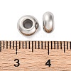 202 Stainless Steel Beads STAS-P238-10P-E-3