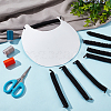 Polyester with Latex Silk Replacement Visor Curl  Cord DIY-WH0888-579A-4